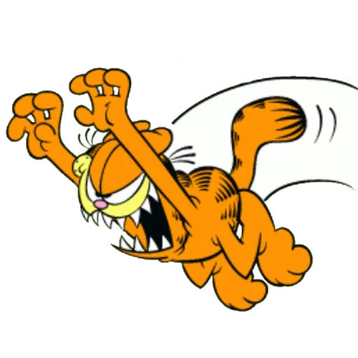 Telegram Sticker «Garfield & friends» 😈