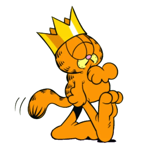 Garfield & friends emoji 👑