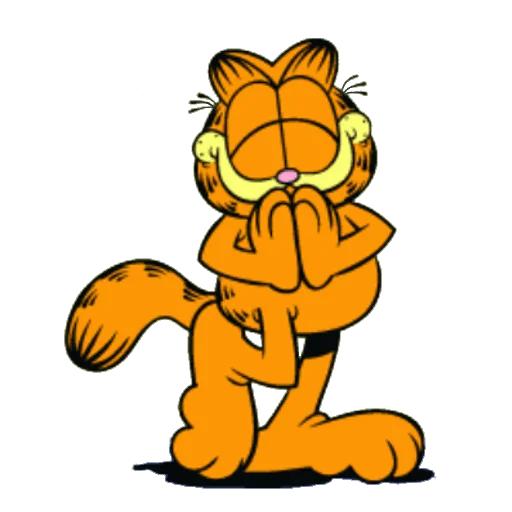 Telegram Sticker «Garfield & friends» 🙏