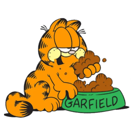 Telegram Sticker «Garfield & friends» 😋