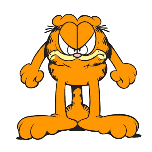 Эмодзи Garfield & friends 😡