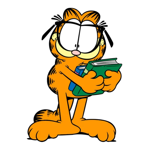 Telegram Sticker «Garfield & friends» 🤓