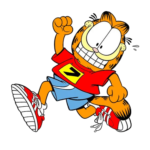 Garfield & friends emoji 🏃‍♂️