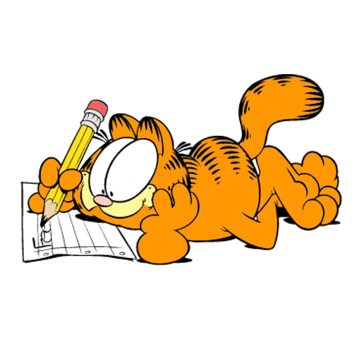 Telegram Sticker «Garfield & friends» 📝