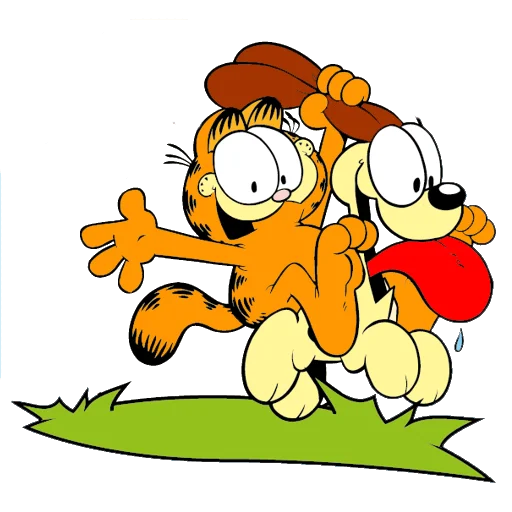 Telegram Sticker «Garfield & friends» 🏇
