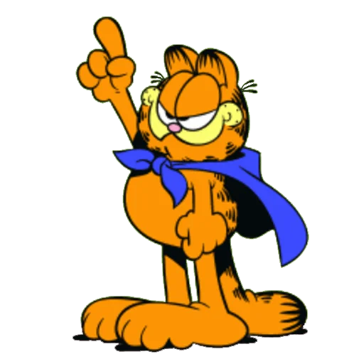 Стікер Telegram «Garfield & friends» 🦸‍♂️