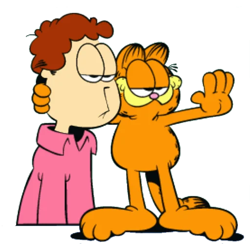 Стікер Telegram «Garfield & friends» 🤗