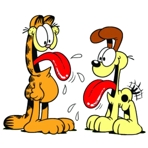 Стікер Telegram «Garfield & friends» 😜