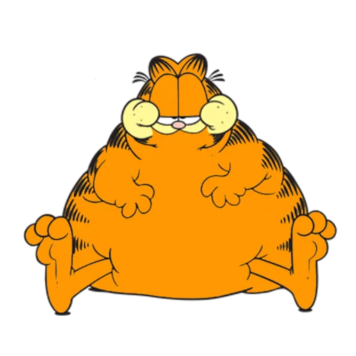 Стікер Telegram «Garfield & friends» 🐷