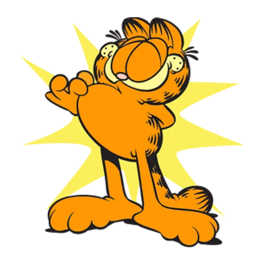 Стікер Garfield & friends 😌
