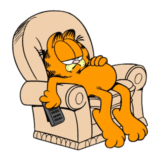 Стікер Telegram «Garfield & friends» 😑