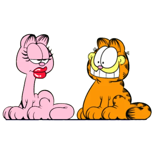 Стікер Telegram «Garfield & friends» 😁
