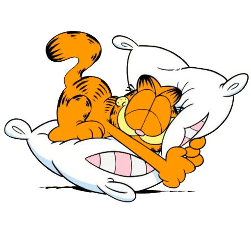 Стікер Telegram «Garfield & friends» 🥱
