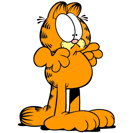 Стікер Telegram «Garfield & friends» 😕
