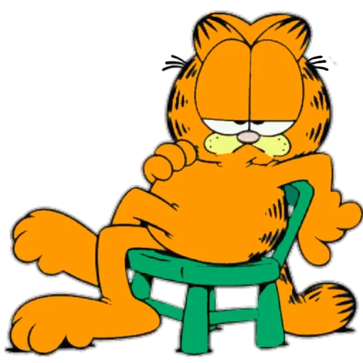 Стікер Telegram «Garfield & friends» 😒