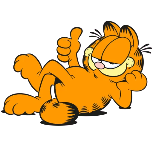 Стікер Telegram «Garfield & friends» 👍