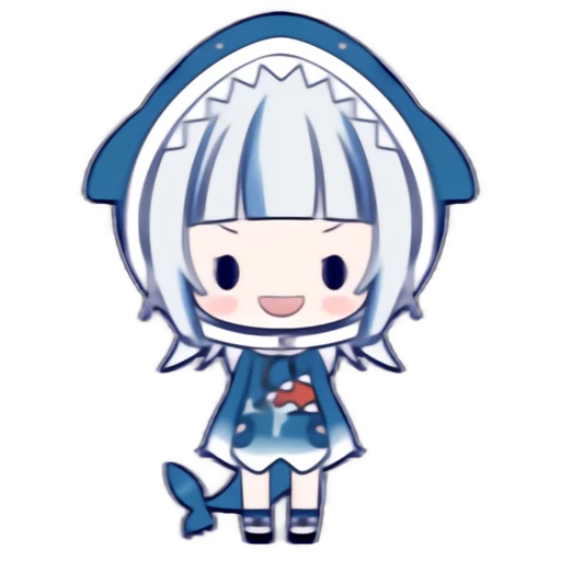 Gawr gura stickers telegram