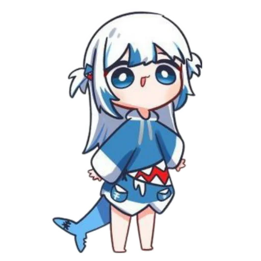 Gawr gura stickers telegram