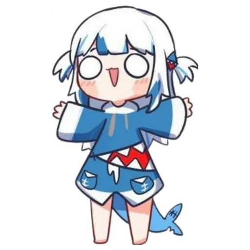 Gawr gura stickers telegram