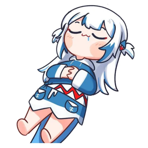 Gawr gura stickers telegram