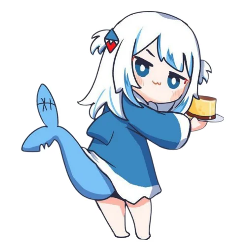 Gawr gura stickers telegram