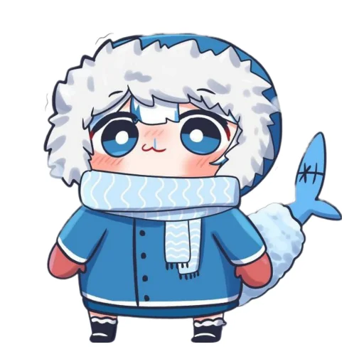 Gawr gura stickers telegram