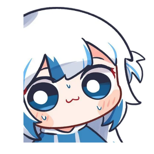 Gawr gura stickers telegram