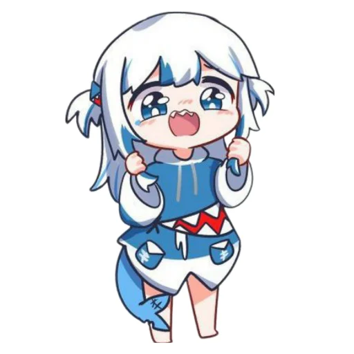 Gawr gura stickers telegram