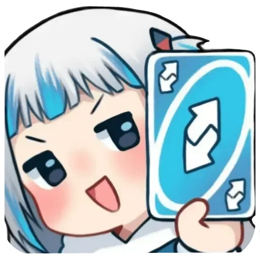 Gawr gura stickers telegram