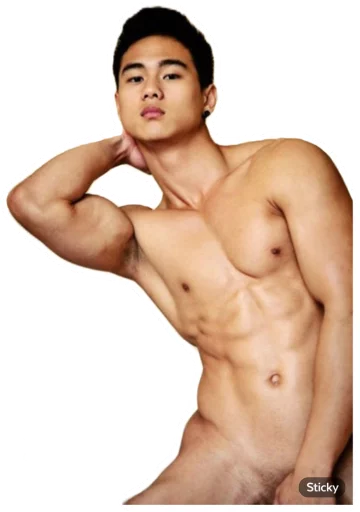 Telegram Sticker «Asian Gay Porn» 😐