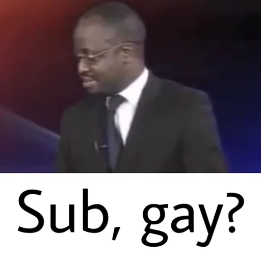 Стикер Gay?  😕