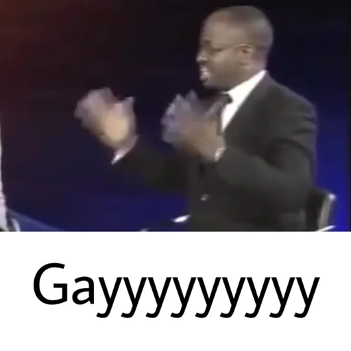 Telegram Sticker «Gay?» 🤨