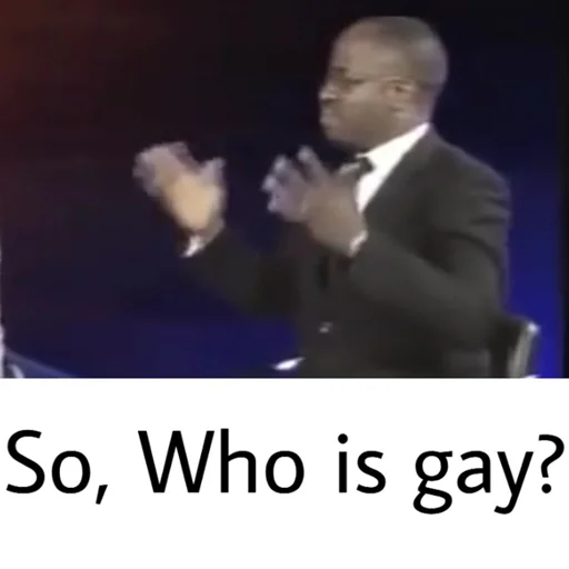 Стикер Gay?  🤨