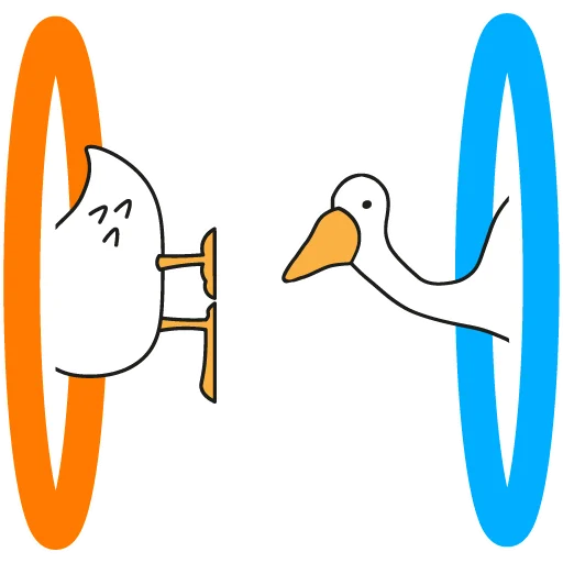 Goose sticker 🛴