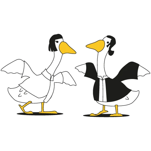 Telegram Sticker «Goose» 💃