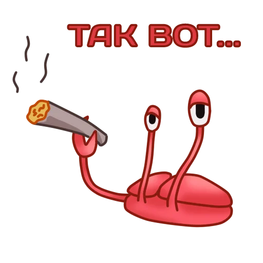 Telegram Sticker «Gentle Crab» 👀