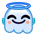 Емодзі телеграм Ghost Emoji