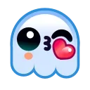Емодзі Ghost Emoji 😘