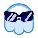 Эмодзи Ghost Emoji 😎