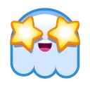 Емодзі Ghost Emoji 🤩