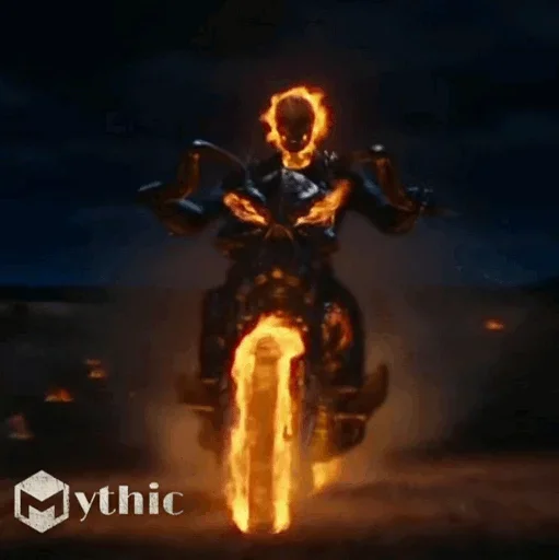 Емодзі Ghost Rider  😙