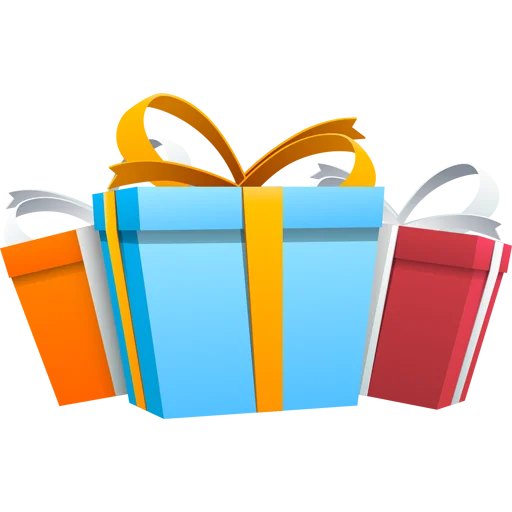 Стікер Telegram «Gift Packs» 🎁