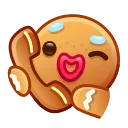 Gingerbread Xmas  emoji 📞