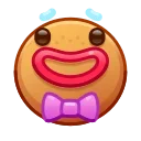 Gingerbread Emoji emoji 😆
