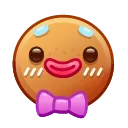 Емодзі Gingerbread Emoji 😘