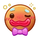 Gingerbread Emoji emoji 🥴