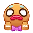 Емодзі Gingerbread Emoji 😱