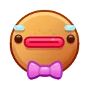 Gingerbread Emoji emoji 😐