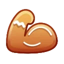 Емодзі Gingerbread Emoji 💪