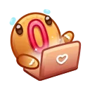 Емодзі Gingerbread Emoji 👨‍💻